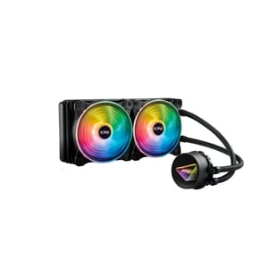 XPG LEVANTE X 240 Processor Vätskekylningssats 12 cm Svart
