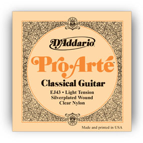 D'Addario EJ43 struna instrumentu muzycznego Klasyczny 6 szt. Nylon Gitara