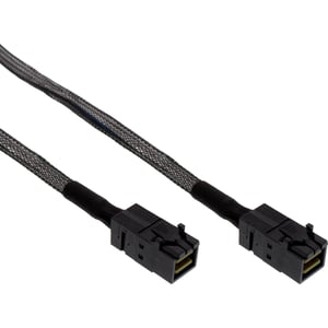 InLine 27625B kabel SAS 1 m Czarny