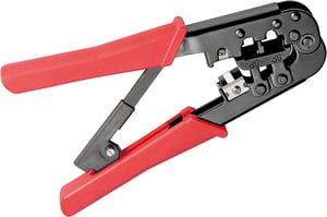 Goobay 77146 Cable Crimping Tool, Black, Red