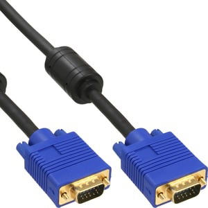 InLine 17713S kabel VGA 15 m VGA (D-Sub) Czarny