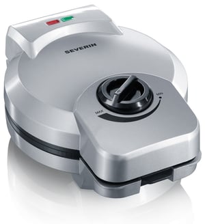Severin HA 2082 våffeljärn för 1 våffla, 850 W, silver
