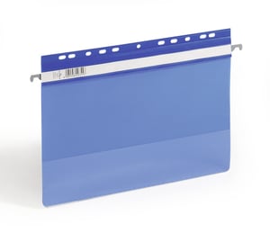 Durable 2561-06 Hanging Plastic A4 Folder, Blue, Transparent, 1 pc.