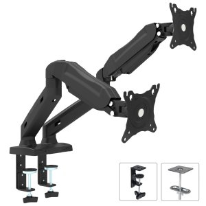 Maclean MC-861 Monitor Mount / Stand, 68.6 cm (27"), Desk, Black