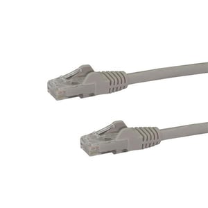 StarTech N6PATC15MGR Network Cable, Gray, 15 m, Cat6 U/UTP (UTP)