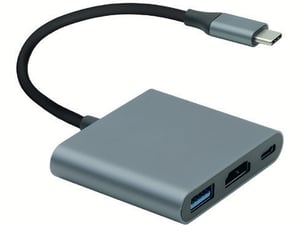 ROLINE 12.03.3199 Externe USB-Grafikkarte 3840 x 2160 px Grau