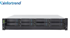 Infortrend EonStor GSe Pro 3008 macierz dyskowa 0 TB Rack (2U) Czarny, Szary