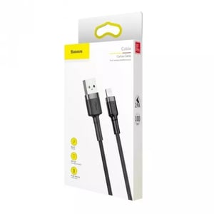 Baseus CALKLF-AG1 kabel Lightning 0,5 m Szary, Czarny