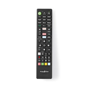 Nedis TVRC41SOBK fjärrkontroll för infraröd-TV Tryck på knapparna