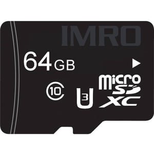 IMRO MICROSD10/64GB UHS-3 ADP memory card MicroSDXC Klasa 10