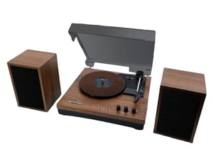 Muse MT-108BT obrotowy talerz gramofonu Czarny, Drewno