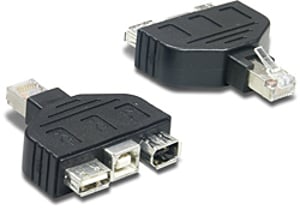 Trendnet USB- och FireWire-adapter för TC-NT2 Svart
