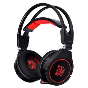 Tt eSPORTS HT-CRA-ANECBK-14 hörlurar/headset, trådbundet, huvudband, gaming, svart, rött