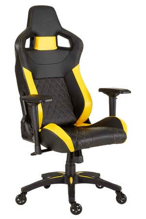 Corsair T1 Race Gamingstol Svart, Gul