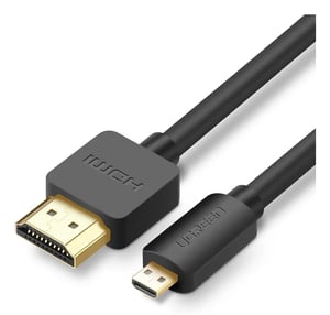 Ugreen HD127 HDMI-Kabel, 1 m, HDMI Typ D (Micro) – HDMI Typ A (Standard), schwarz