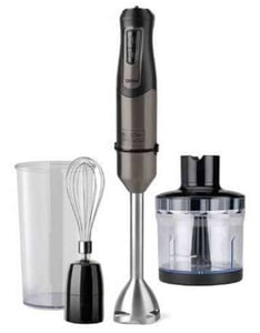 Black & Decker BXHBA1200E 1200 W Immersion Blender, Black, Transparent