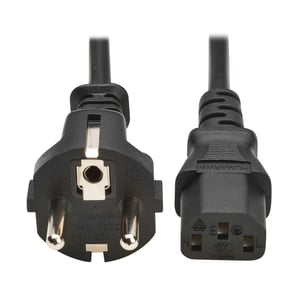 Eaton P054-03M-EU Netzkabel, schwarz, 3 m, CEE7/7, IEC C13