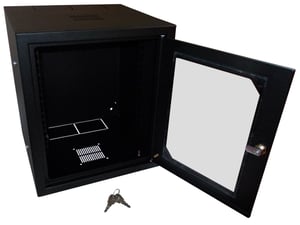 Alantec SW-10-6U-300-N-DS-OS-C Kleiderständer Hängeschrank Schwarz