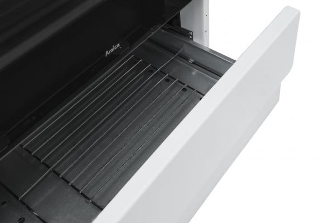 Amica 57GE3.43HZpTaDNAQ(W) Kuchenka wolnostojąca Prąd elektryczny Gaz Biały