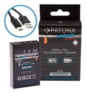PATONA 1415 Action Camera Body Mount Charging Cradle Black