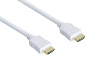 Alcasa 1.5 m HDMI Cable, HDMI Type A (Standard), White