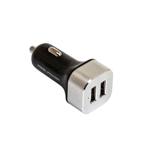 RealPower 176635 Portable Device Charger, Universal, Black, Silver, AC, Automatic