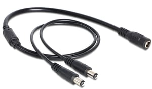 DeLOCK 83286 Netzkabel, schwarz, 0,5 m