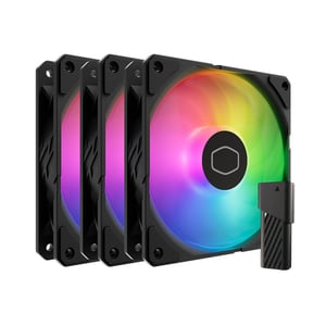 Cooler Master SickleFlow Edge 120 ARGB 3er-Pack Lüfter-Set PC-Gehäuse 12-cm-Lüfter Schwarz 1 Stück
