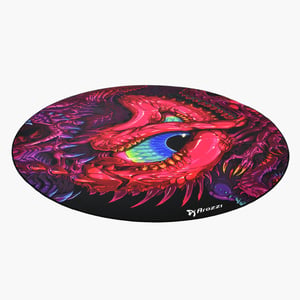 Arozzi Zona Round Floor Pad, flerfärgad, mikrofiber, gummi