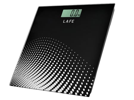 Lafe FitScale Kwadrat Czarny Elektroniczna waga osobista