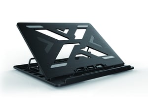 Conceptronic ERGO Laptop Cooling Stand - Black, 39.6 cm (15.6")