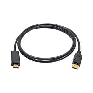 Akyga AK-AV-05 1.8 m HDMI Type A (Standard) to DisplayPort Cable Adapter, Black, Gold