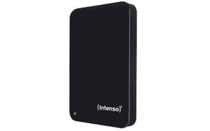 Intenso Memory Drive – externe Festplatte, 4 TB, 5400 U/min, 2,5", USB Typ A 2.0/3.2 Gen 1 (3.1 Gen 1), schwarz