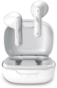 Genius HS-M905BT True Wireless Stereo (TWS)-hörlurar, in-ear, samtal/musik/sport/vardag, vit