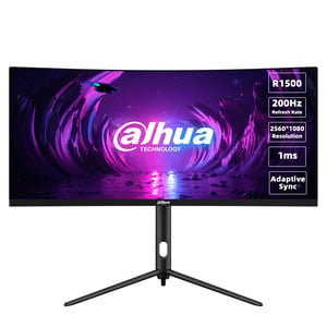 Dahua Technology LM30-E330CA datorskärm 76,2 cm (30") 2560 x 1080 px UltraWide Full HD LCD Svart, Röd