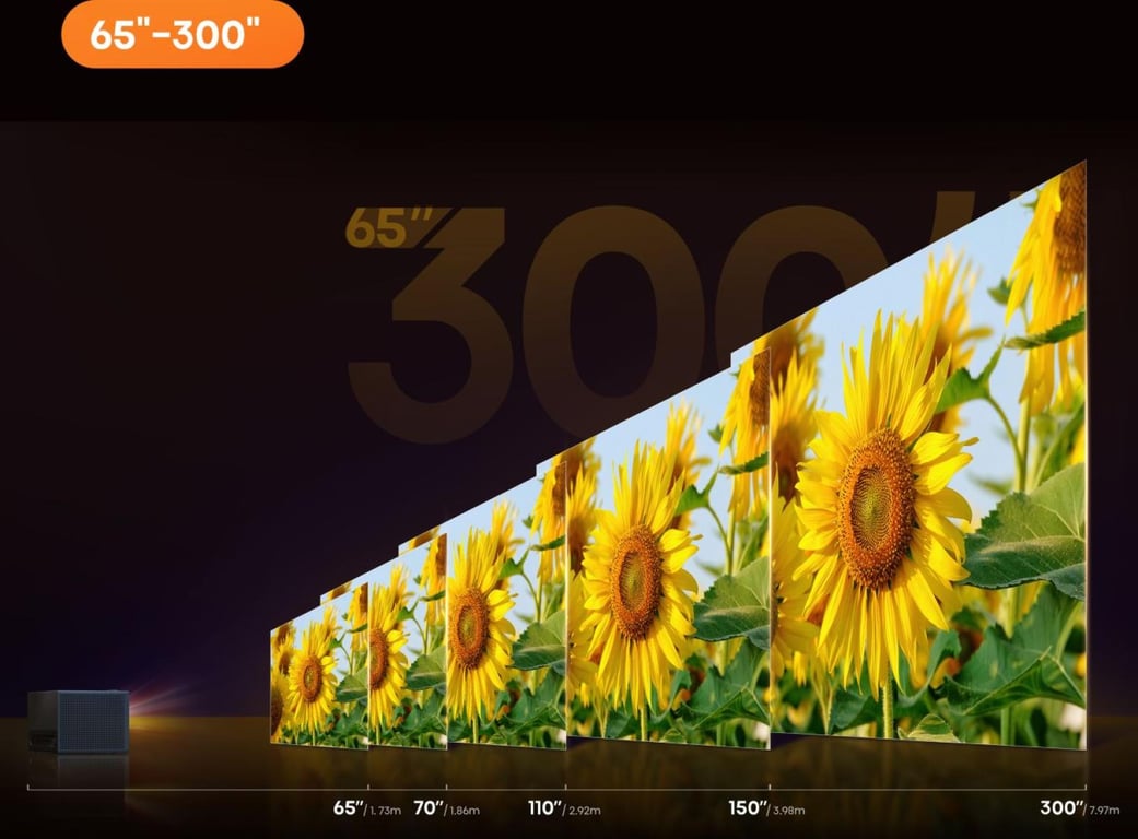 Hisense C1 1600 ANSI lumenów DMD UHD 4K (3840x2160) Niebieski, Ciemny Szary