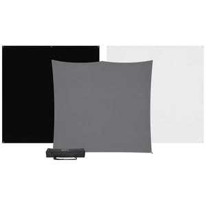 Westcott X-Drop Pro fotobakgrund i polyester, enfärgad svart, grå, vit