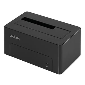 LogiLink QP0027 USB 3.2 Gen 2 (3.1 Gen 2) Type-C-Dockingstation für Festplatten, schwarz
