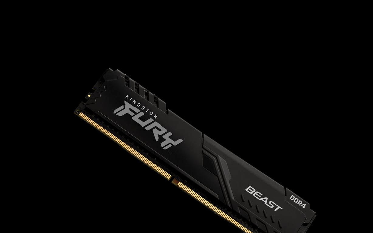 Kingston Technology FURY Beast 32GB 3600MT/s DDR4 CL18 DIMM Black