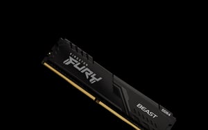 Kingston Technology FURY Beast 32GB 3600MT/s DDR4 CL18 DIMM Black