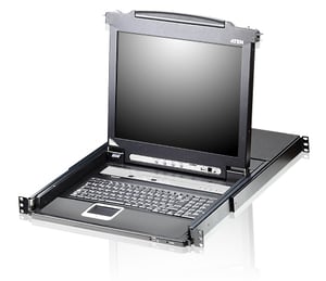 ATEN CL5708N konsola rackowa 48,3 cm (19") Czarny 1U