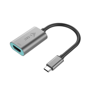 i-tec Metal C31METALHDMI60HZ Kabeladapter 0,15 m USB Typ C – HDMI Grau, Türkis