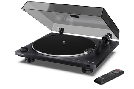 Sharp RP-TT100 obrotowy talerz gramofonu Gramofon z napędem pasowym Czarny Automatyczny