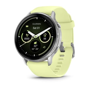 Garmin Venu 010-03014-02 Smartwatch / Sportuhr 3,56 cm (1,4") AMOLED 45 mm Digital 454 x 454 px Touchscreen Silber WLAN GPS