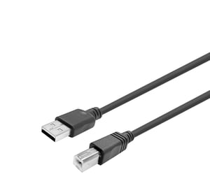 Vivolink PROUSBAB20 USB 2.0 Cable, 20 m, USB A to USB B, Black