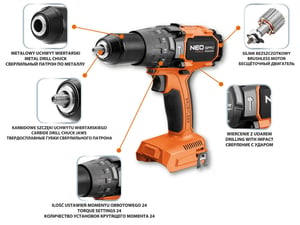 NEO tools 04-616 drill accessory, 1 pc.