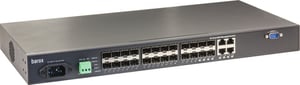 Barox RY-LGSO25-24 przełącznik sieciowy Zarządzany L2/L3 Gigabit Ethernet (10/100/1000) 1U Czarny