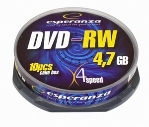 Esperanza 1011 DVD 4.7 GB DVD-RW 10 pcs.