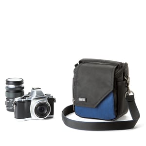 Think Tank Mirrorless Mover 10 Czarny, Niebieski Nylon, Poliester, Poliuretan Futerał naramienny