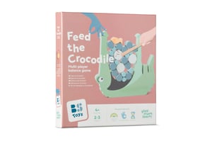 BS Toys GA348 brädspel Feed the Crocodile Finmotorik (fingerfärdighet)